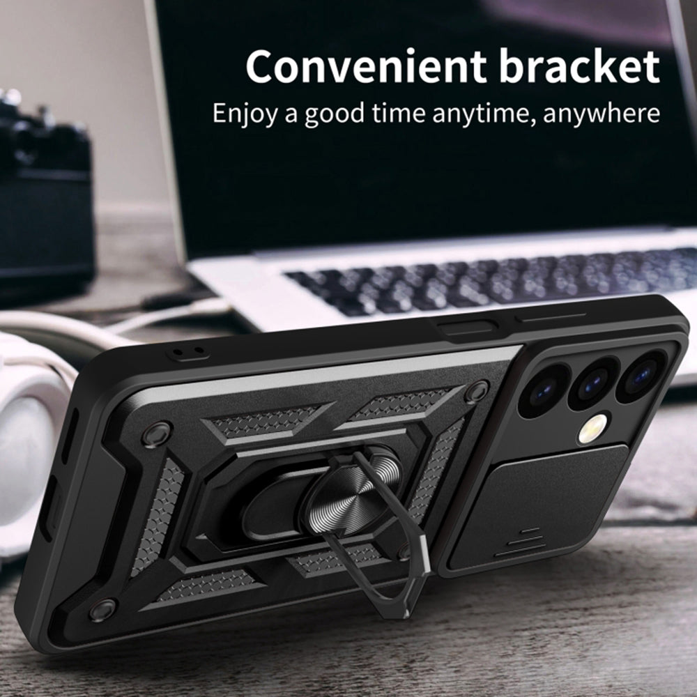 Case for Samsung Galaxy S24+ S926, Techsuit, CamShield, Black