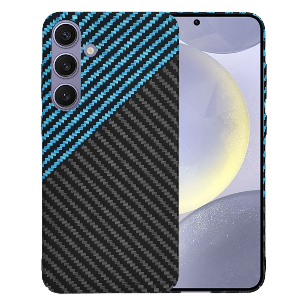 Etui na Samsung Galaxy S24+ S926, Techsuit, Carbonite FiberShell, Czarna Bleu
