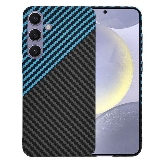 Etui na Samsung Galaxy S24+ S926, Techsuit, Carbonite FiberShell, Czarna Bleu