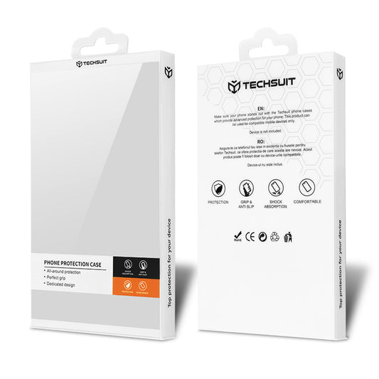 Etui na Samsung Galaxy S24+ S926, Techsuit, Carbonite FiberShell, Czerwony
