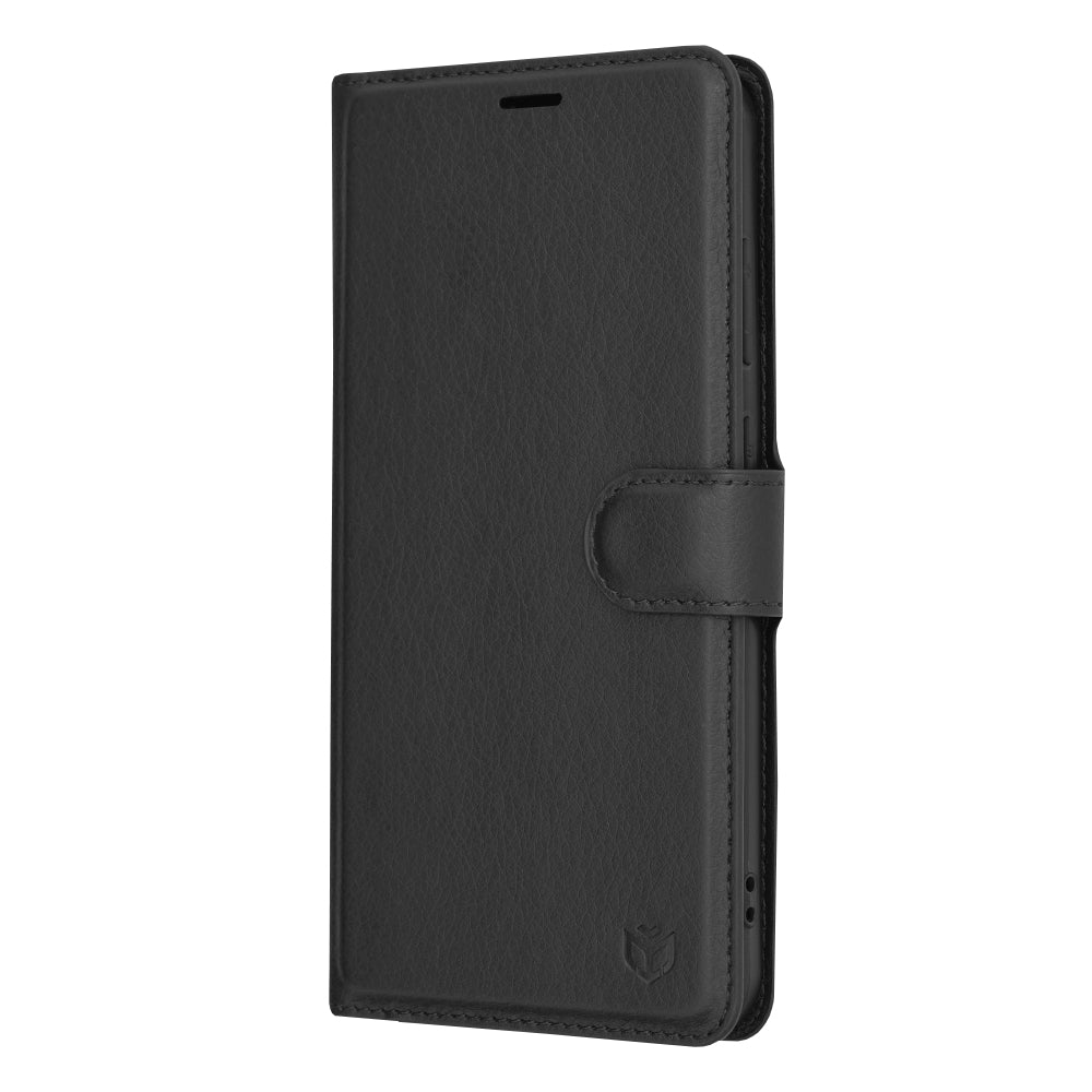 Case for Samsung Galaxy S24+ S926, Techsuit, Leather Folio, Black