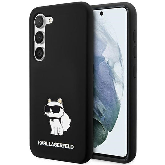 Etui na Samsung Galaxy S24 S921, Karl Lagerfeld, Silicone Choupette NFT, Czarne