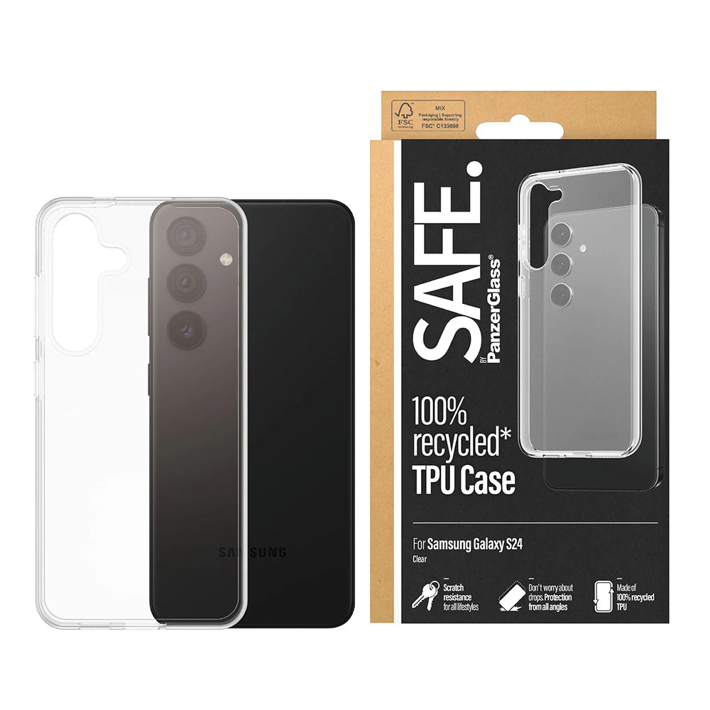 Etui na Samsung Galaxy S24 S921, PanzerGlass, Safe., Przezroczyste