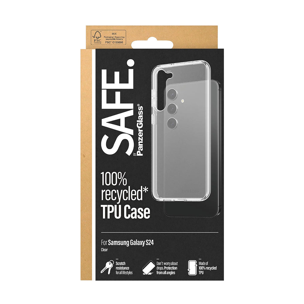 Etui na Samsung Galaxy S24 S921, PanzerGlass, Safe., Przezroczyste
