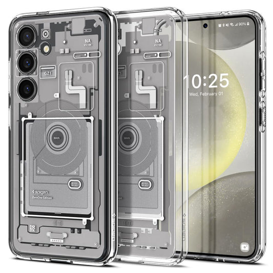 Etui na Samsung Galaxy S24 S921, Spigen, Ultra Hybrid Zero One, Białe