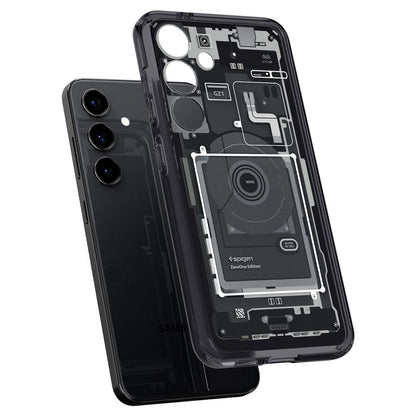 Etui na Samsung Galaxy S24 S921, Spigen, Ultra Hybrid Zero One, Matowe Czarne ACS07350