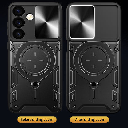 Etui na Samsung Galaxy S24 S921, Techsuit, CamGuard Pro, Niebieskie