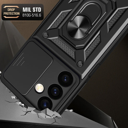 Etui na Samsung Galaxy S24 S921, Techsuit, CamShield, Czarna
