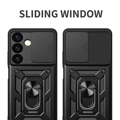 Case for Samsung Galaxy S24 S921, Techsuit, CamShield, Black