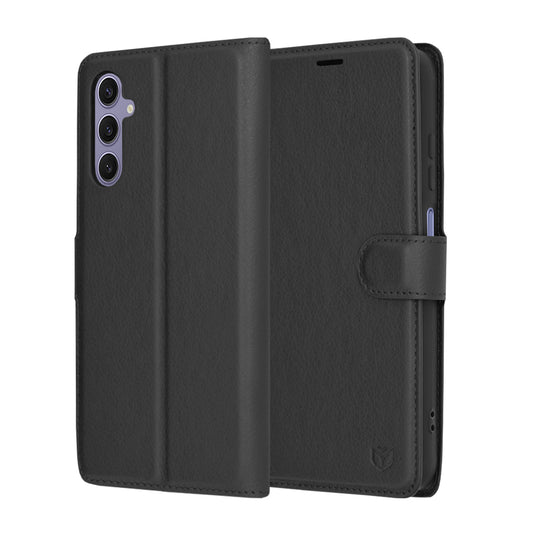 Etui na Samsung Galaxy S24 S921, Techsuit, Leather Folio, czarne