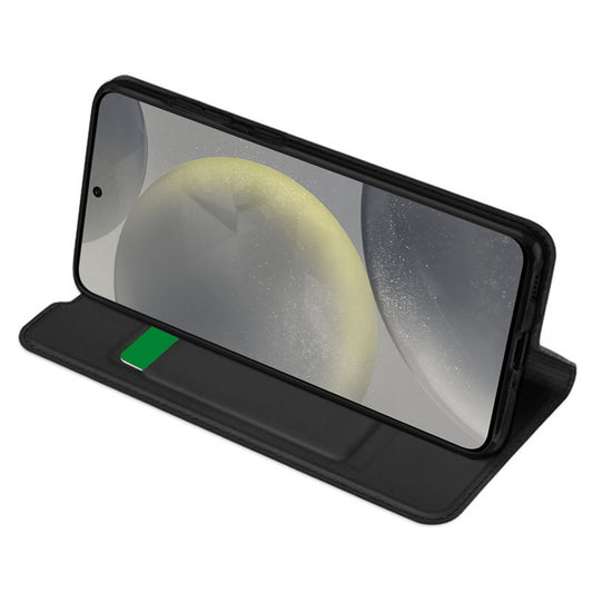 Etui na Samsung Galaxy S24 S921, Techsuit, Magskin Book, czarne