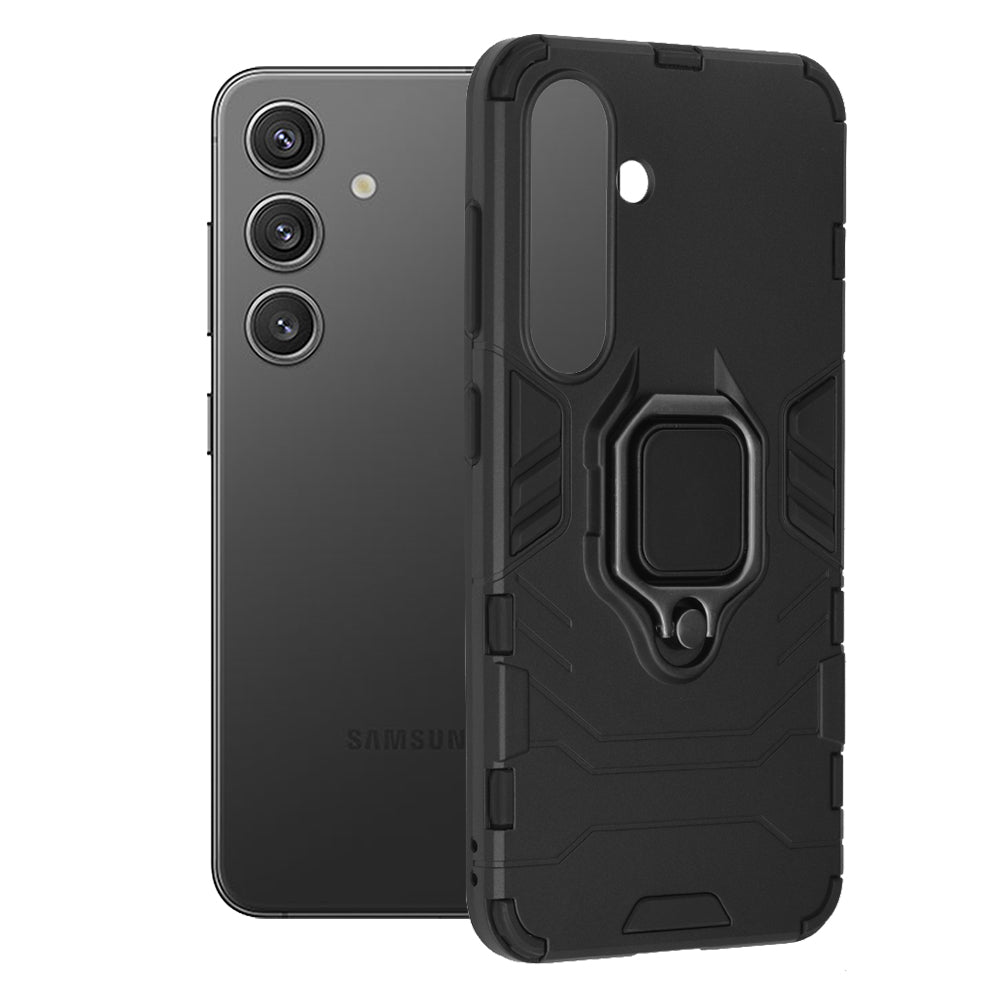 Etui na Samsung Galaxy S24 S921, Techsuit, Shield, Czarne
