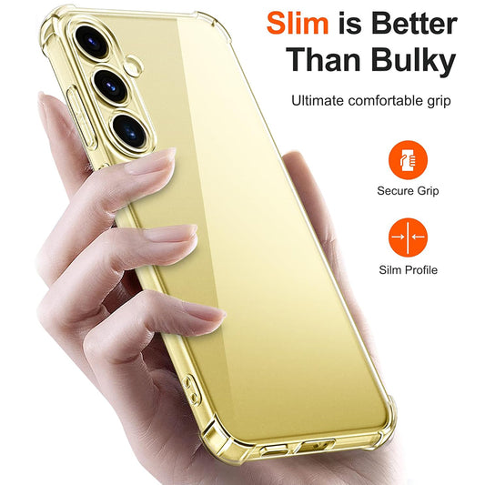 Etui na Samsung Galaxy S24 S921, Techsuit, Shockproof Clear, Przezroczyste