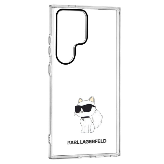 Etui na Samsung Galaxy S24 Ultra S928, Karl Lagerfeld, IML Luxury Choupette, Przezroczyste