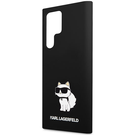 Etui na Samsung Galaxy S24 Ultra S928, Karl Lagerfeld, Silicone Choupette NFT, Czarne