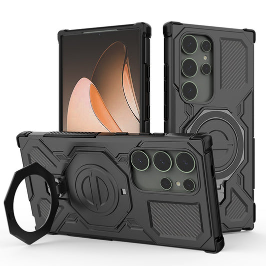 Etui na Samsung Galaxy S24 Ultra S928, Techsuit, Carbon Shield Pro, czarne