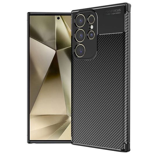 Etui na Samsung Galaxy S24 Ultra S928, Techsuit, CarbonFiber, czarne