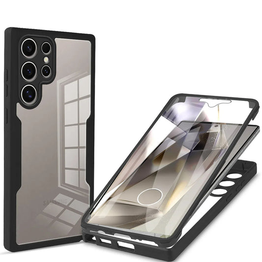 Etui na Samsung Galaxy S24 Ultra S928, Techsuit, ColorVerse 360, czarne