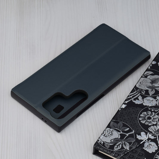 Etui na Samsung Galaxy S24 Ultra S928, Techsuit, eFold, Ciemnoniebieskie