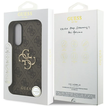 Etui na Samsung Galaxy S25 Edge S937, Guess, Big 4G Logo Classic, Brązowy