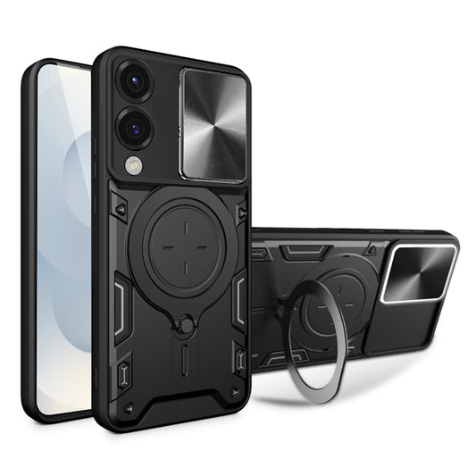 Etui na Samsung Galaxy S25 Edge S937, Techsuit, CamGuard Pro, czarne