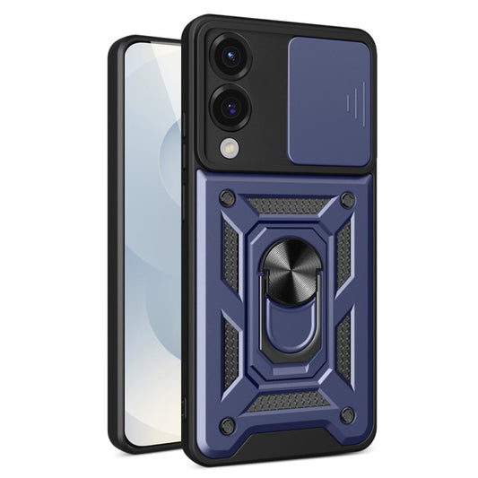 Etui na Samsung Galaxy S25 Edge S937, Techsuit, CamShield, Niebieskie