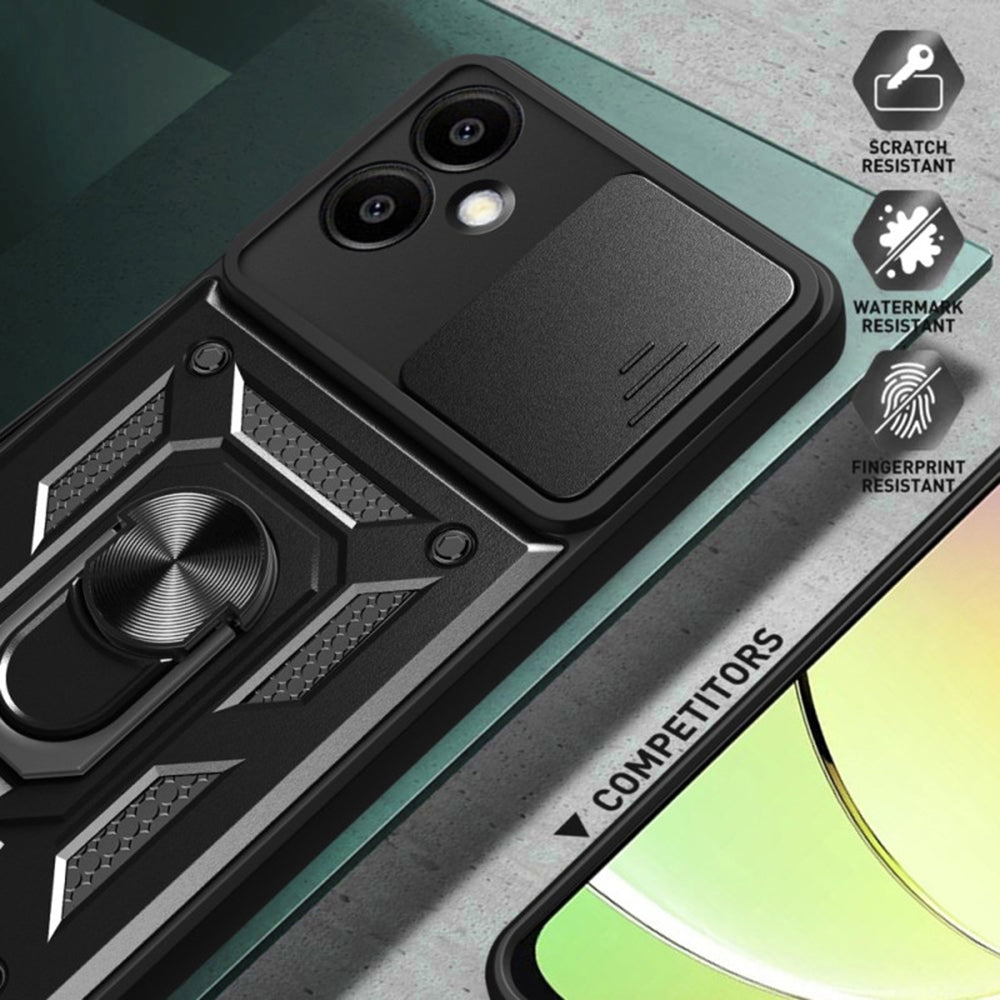 Etui na Samsung Galaxy S25 Edge S937, Techsuit, CamShield, Różowe