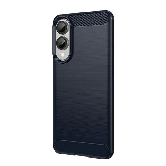 Etui na Samsung Galaxy S25 Edge S937, Techsuit, Carbon, Niebieskie