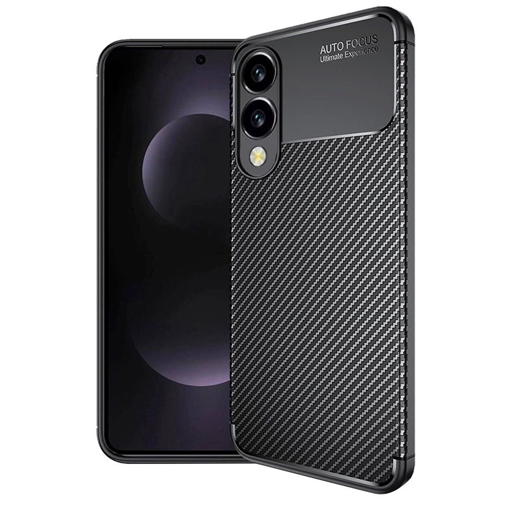 Etui na Samsung Galaxy S25 Edge S937, Techsuit, CarbonFiber, Czarny