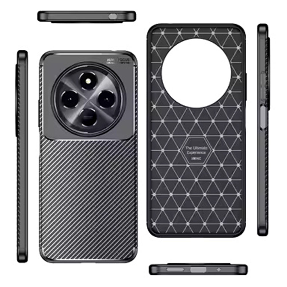 Etui na Samsung Galaxy S25 Edge S937, Techsuit, CarbonFiber, Czarny