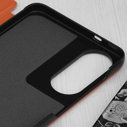 Etui na Samsung Galaxy S25 Edge S937, Techsuit, eFold, Pomarańczowe