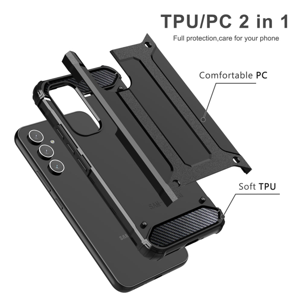Etui na Samsung Galaxy S25 Edge S937, Techsuit, Hybrid Armor, czarne