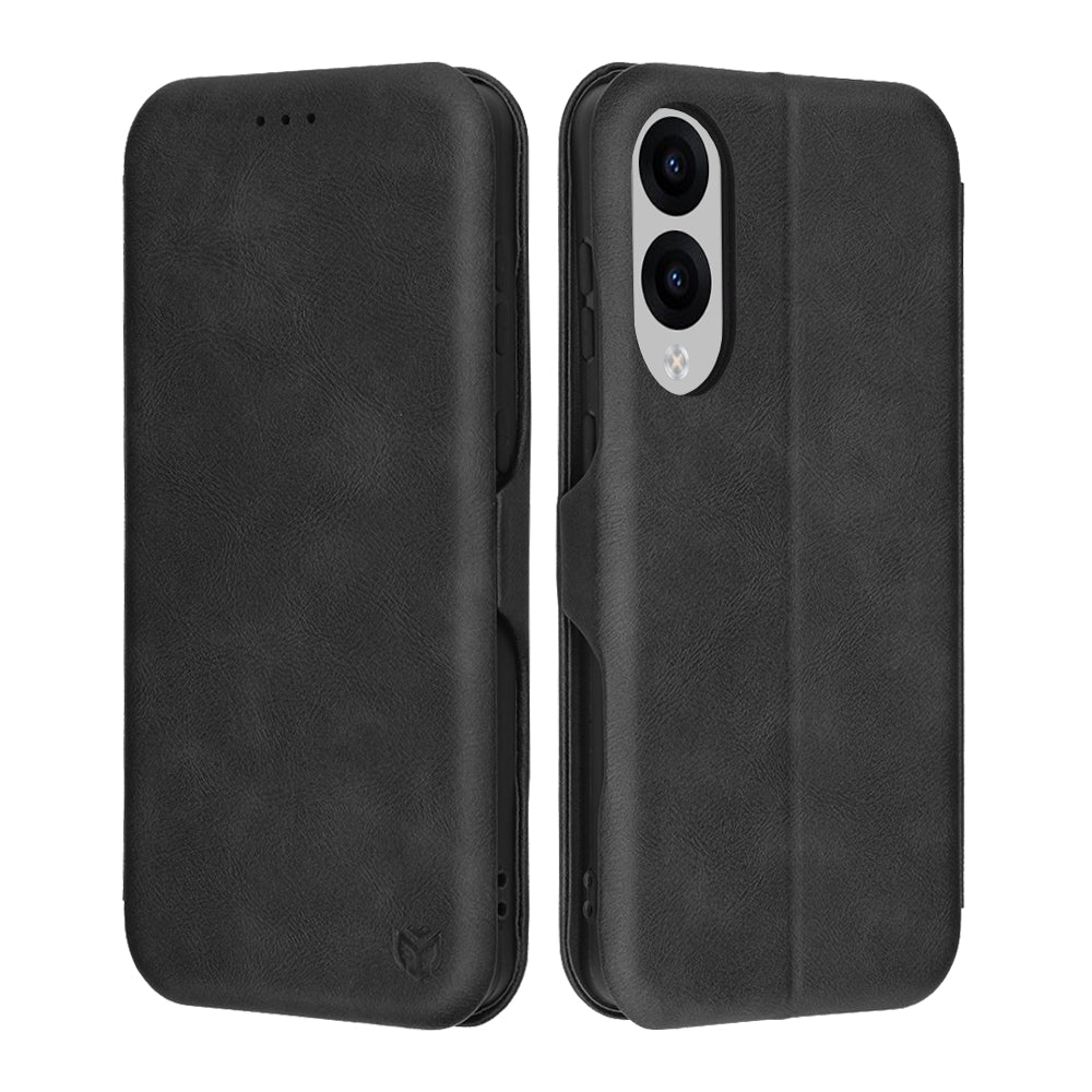 Case for Samsung Galaxy S25 Edge S937, Techsuit, Safe Wallet Plus, Black