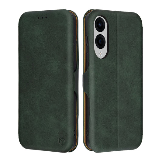 Etui na Samsung Galaxy S25 Edge S937, Techsuit, Safe Wallet Plus, Zielony