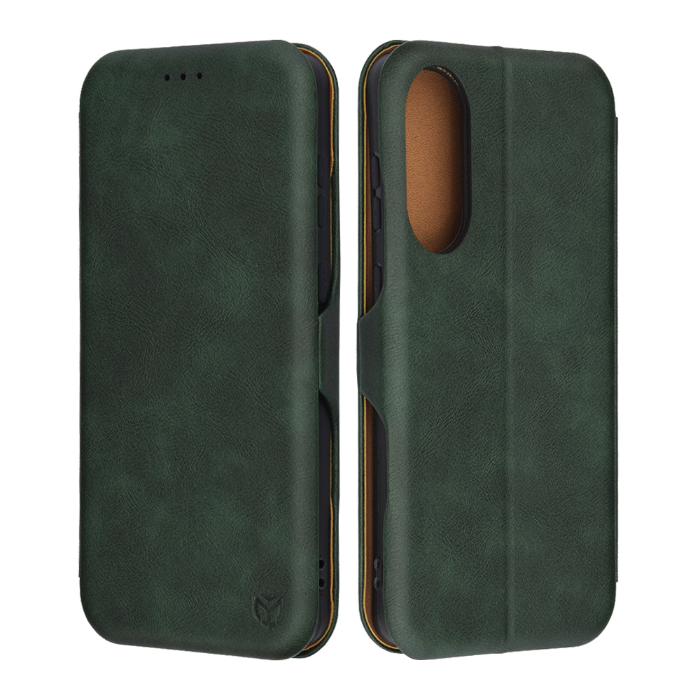 Case for Samsung Galaxy S25 Edge S937, Techsuit, Safe Wallet Plus, Green