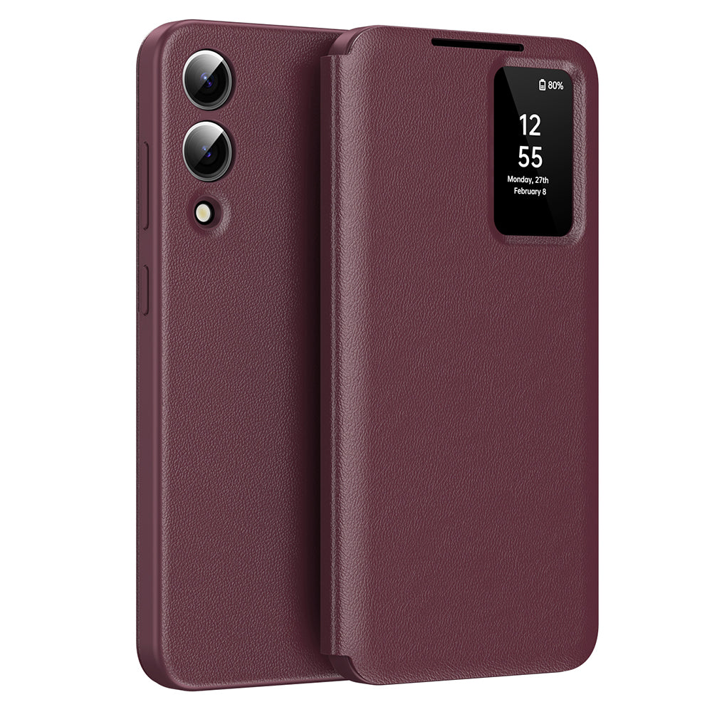 Etui na Samsung Galaxy S25 Edge S937, Techsuit, SmartView, Czerwony