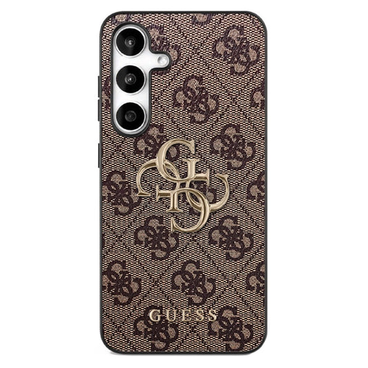 Etui na Samsung Galaxy S25 FE, Guess, 4G Metal Logo, Brązowy