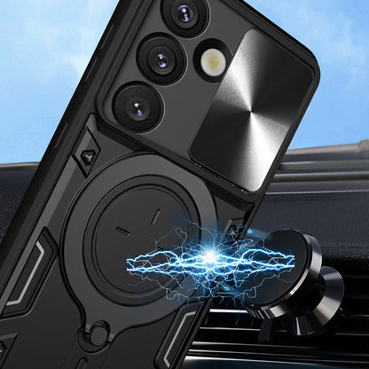 Etui na Samsung Galaxy S25 FE, Techsuit, CamGuard Pro, Czerwony