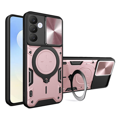 Etui na Samsung Galaxy S25 FE, Techsuit, CamGuard Pro, Różowy