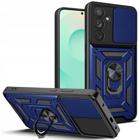 Etui na Samsung Galaxy S25 FE, Techsuit, CamShield, Niebieskie