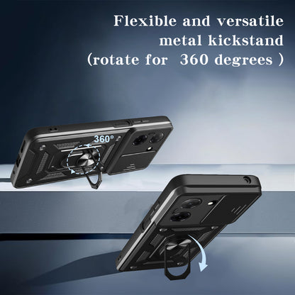 Etui na Samsung Galaxy S25 FE, Techsuit, CamShield, Niebieskie