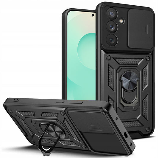 Etui na Samsung Galaxy S25 FE, Techsuit, CamShield, Czarny