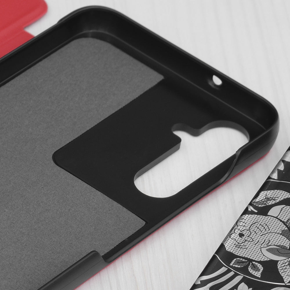 Etui na Samsung Galaxy S25 FE, Techsuit, eFold, Czerwone