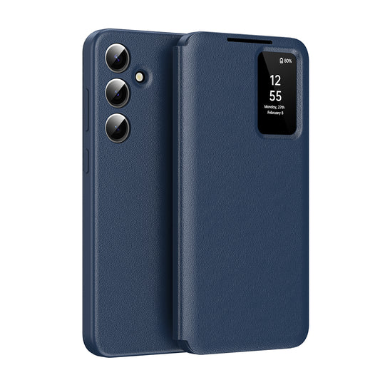 Etui na Samsung Galaxy S25 FE, Techsuit, SmartView, Niebieskie