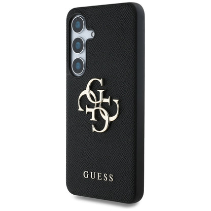 Etui na Samsung Galaxy S25+ S936, Guess, 4G Grained Big and Classic Logo, Czarne