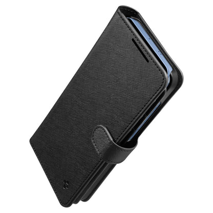 Etui do Samsung Galaxy S25+ S936, Spigen, Wallet S, Czarne ACS09125