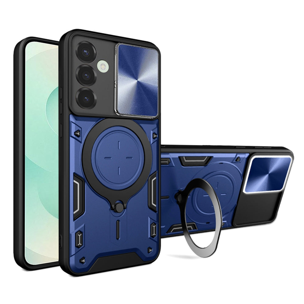 Etui na Samsung Galaxy S25+ S936, Techsuit, CamGuard Pro, Niebieskie