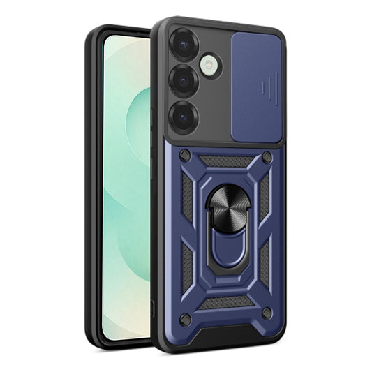 Etui na Samsung Galaxy S25+ S936, Techsuit, CamShield, Niebieskie