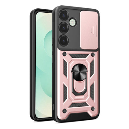 Etui na Samsung Galaxy S25+ S936, Techsuit, CamShield, Różowe