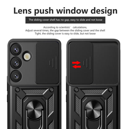 Etui na Samsung Galaxy S25+ S936, Techsuit, CamShield, Różowe